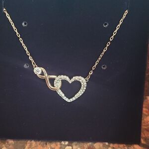 Swarovski Infinity Heart Pendant Necklace